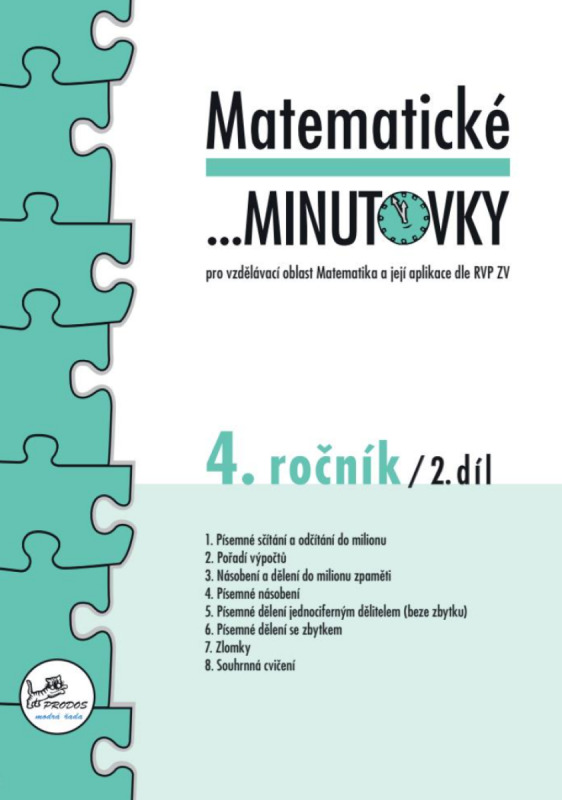 Matematické ...minutovky 4/2 PRODOS spol. s r. o