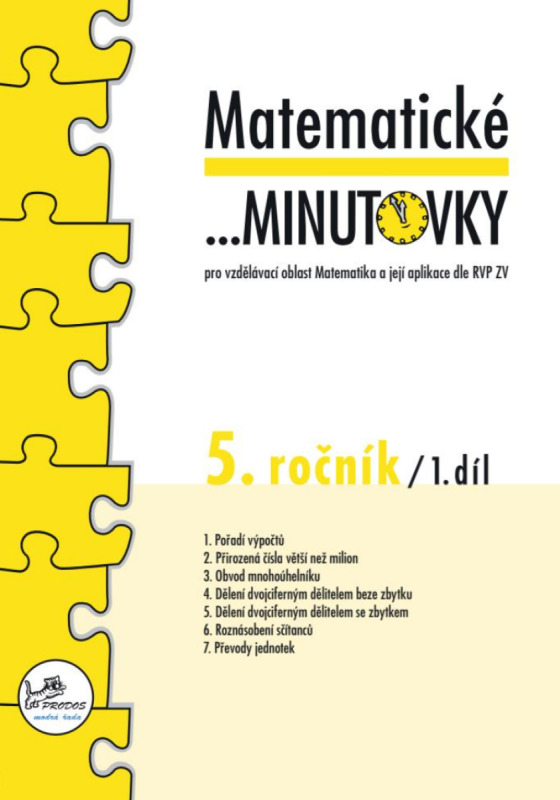 Matematické ...minutovky 5/1 PRODOS spol. s r. o