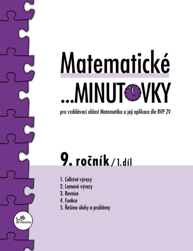 Matematické …minutovky 9/1 PRODOS spol. s r. o