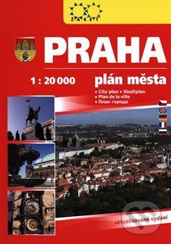 Praha plán města 2017 - 1:20 000