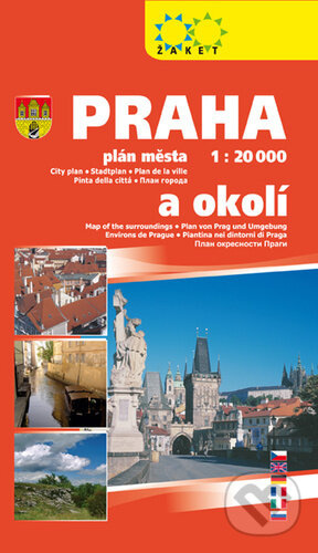 Praha a okolí 1:20T/1:190T (plán města) - kniha z kategorie Mapy Evropy