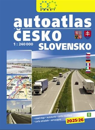Autoatlas Česká republika Slovenská republika 1:240 000