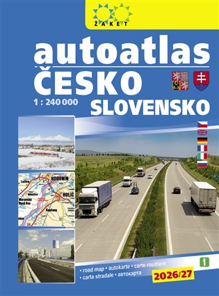 Autoatlas Česká republika Slovenská republika 1:240 000 -  Autor Neuveden