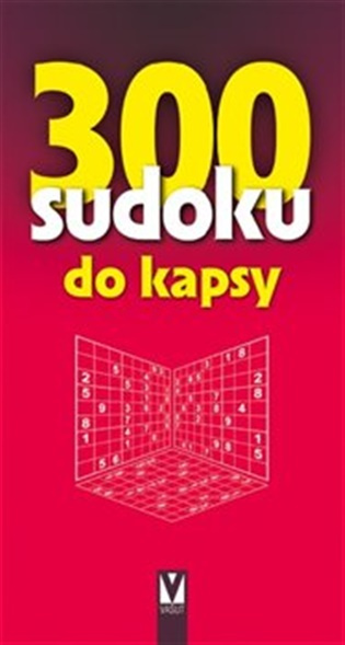 300 sudoku do kapsy (červené)