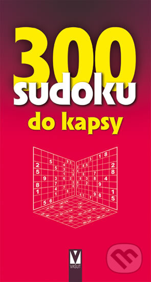 300 sudoku do kapsy (červené)