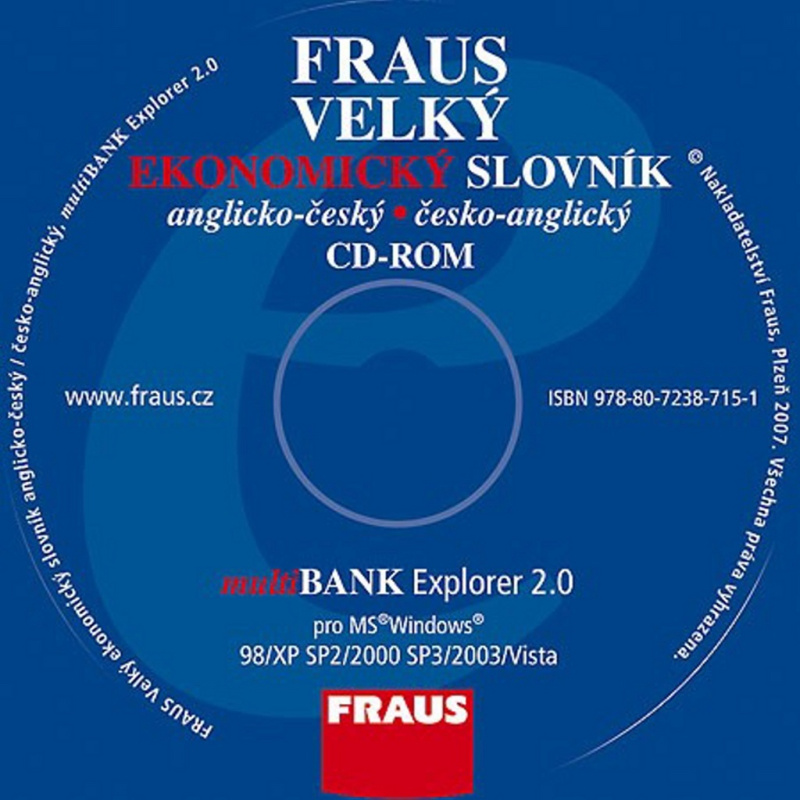 FRAUS Velký ekonomický slovník anglicko-český / česko-anglický CD-ROM Fraus