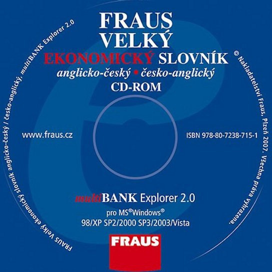 FRAUS Velký ekonomický slovník anglicko-český / česko-anglický CD-ROM Fraus