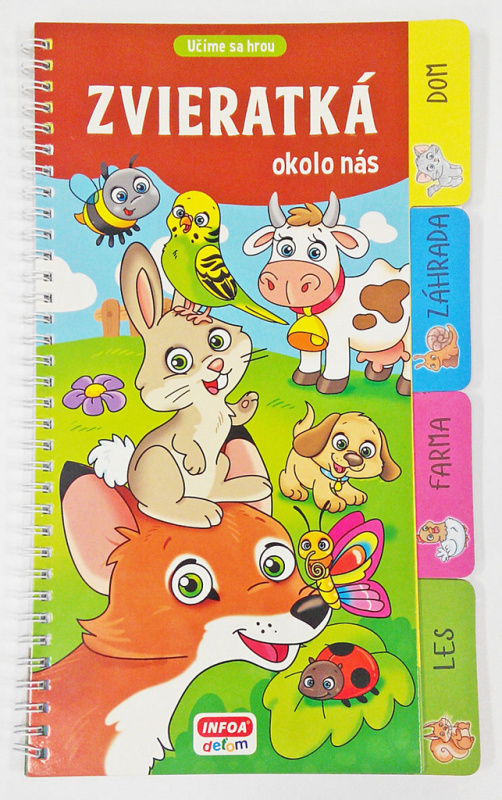 Zvieratká okolo nás - kniha z kategorie Pro děti
