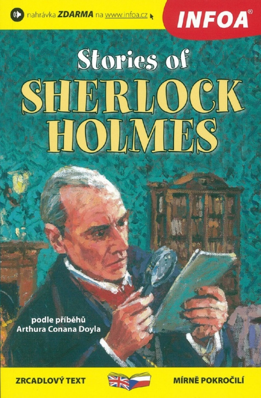Stories of Sherlock Holmes (Zrcadlový tex) - Arthur Conan Doyle - kniha z kategorie Detektivky