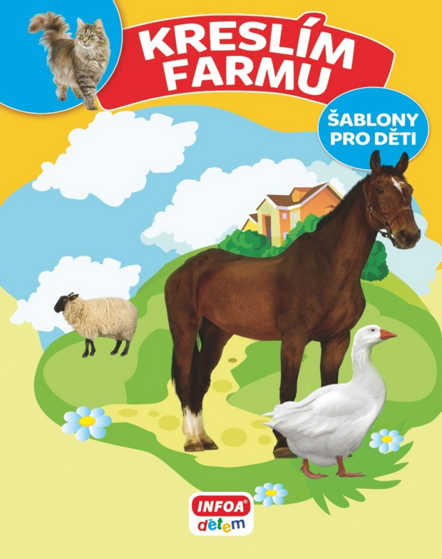 Kreslím farmu - kniha z kategorie Omalovánky, vystřihovánky, papír