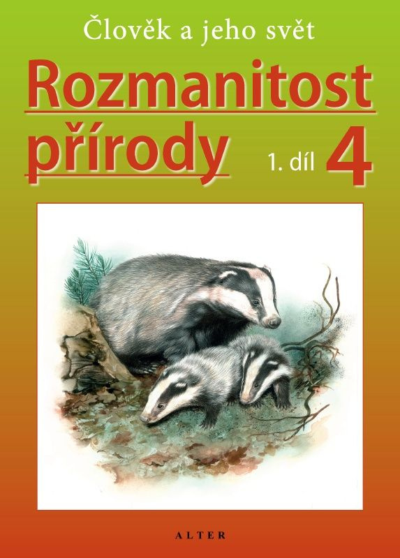 Rozmanitost přírody 4, 1. díl (Člověk a jeho svět) - kniha z kategorie 1. stupeň
