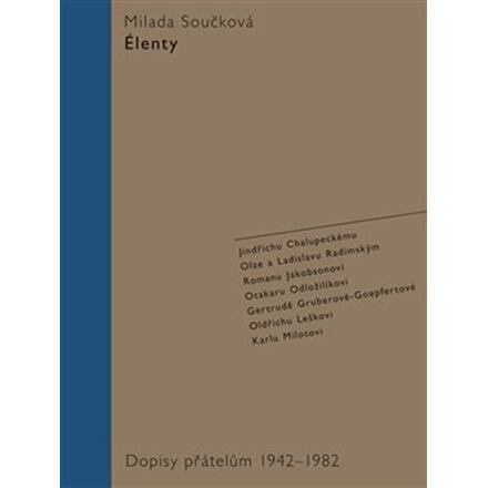 Élenty. Dopisy přátelům 1942 -1982 - Milada Součková