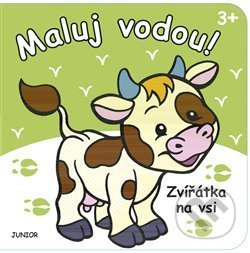 Zvířátka na vsi - Maluj vodou! - Mariola Budek (ilustrácie) - kniha z kategorie Omalovánky
