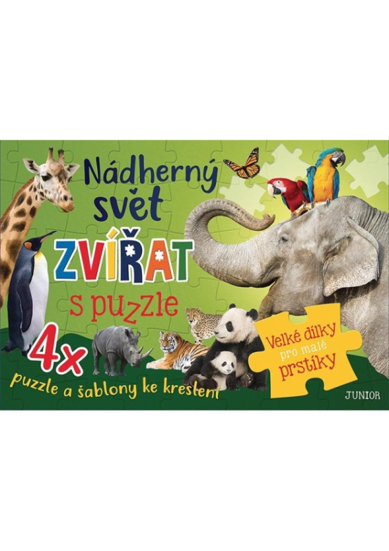 Nádherný svět zvířat s puzzle