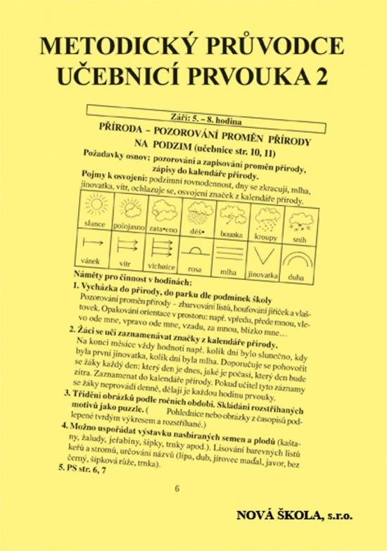 Metodika Prvouka 2 (2-31) NOVÁ ŠKOLA, s.r.o