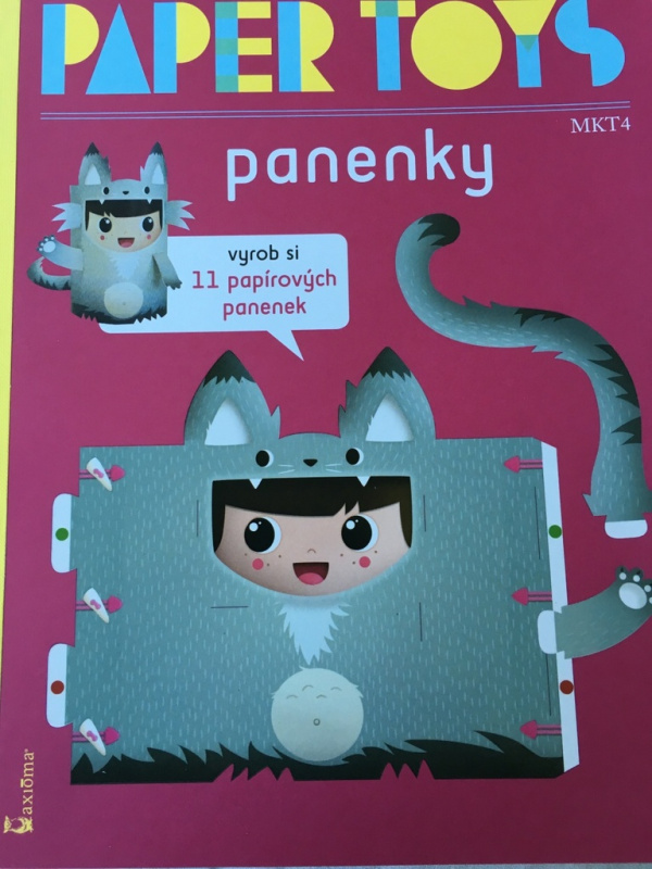 Paper Toys Panenky - kniha z kategorie Omalovánky, vystřihovánky, papír