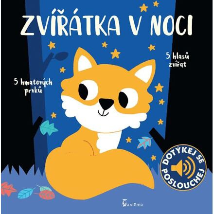 Zvířátka v noci - zvukové leporelo AXIÓMA PRAHA, spol. s r.o.
