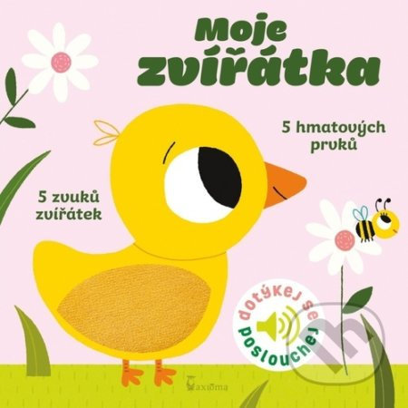 Moje zvířátka - Dotykové a zvukové leporelo