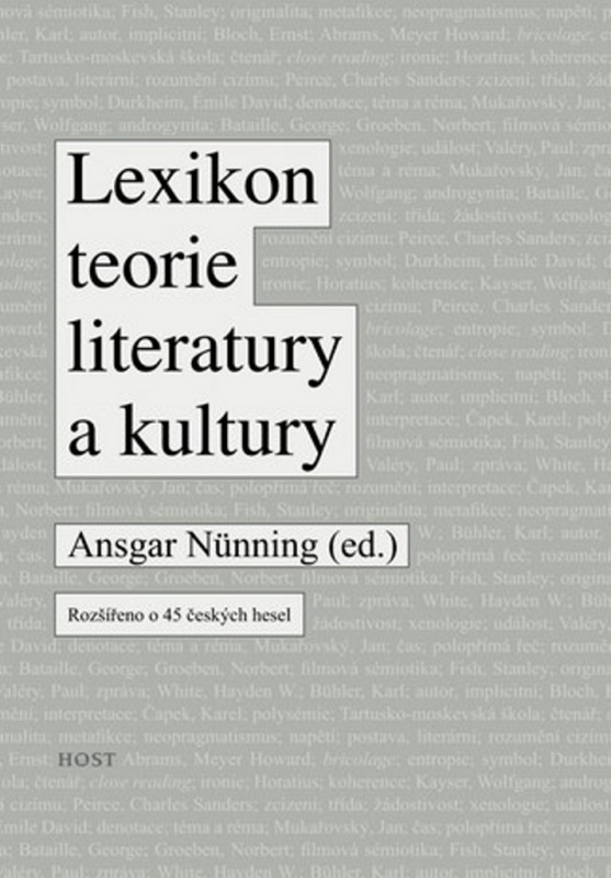 Lexikon teorie literatury a kultury - kniha z kategorie Střední školy