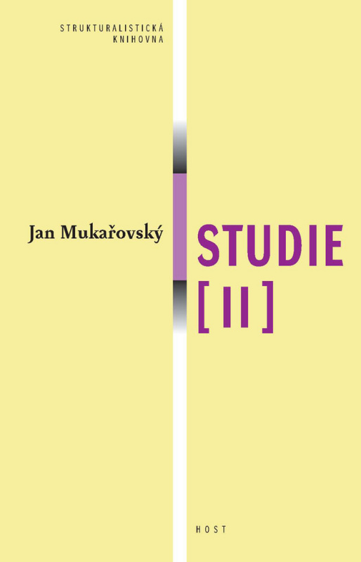Studie II. (Strukturalistická knihovna, sv. 5) - Jan Mukařovský - kniha z kategorie Životopisy