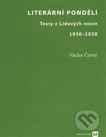 Literární pondělí - Václav Černý
