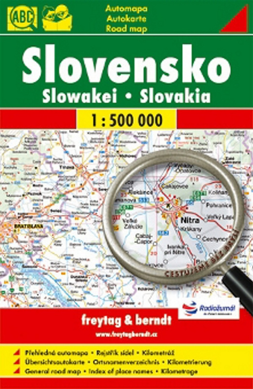 Slovensko 1 : 500 000 (Automapa - Platná do konca roka 2019)