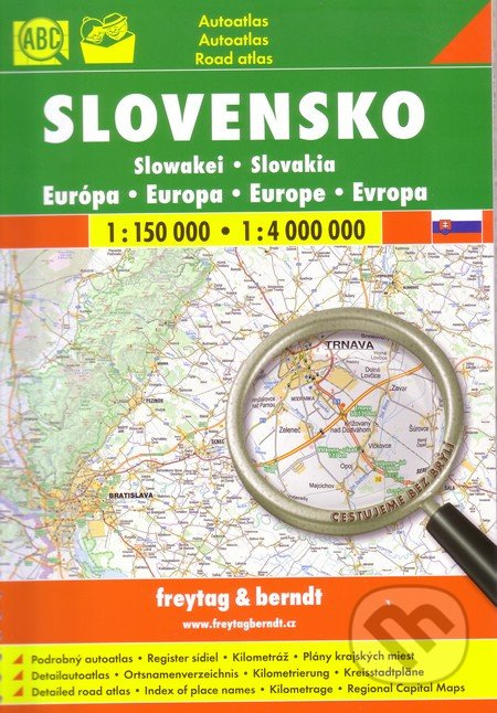 Slovensko 1:150 000  1:4 000 000 (Autoatlas)