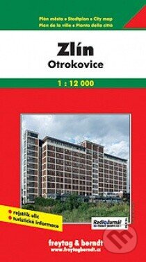 PL Zlín, Otrokovice 1:12 000 / plán města