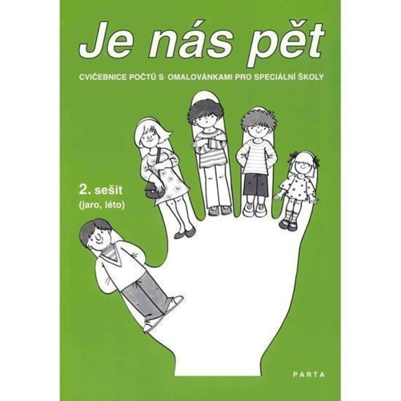 Je nás pět: Cvičebnice počtů s omalovánkami - 2. sešit - kniha z kategorie Základní školy