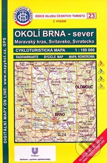 KČT C23 Okolí Brna, Svratecko cyklotrasy