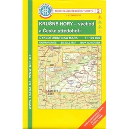 Cyklomapa Krušné hory - východ