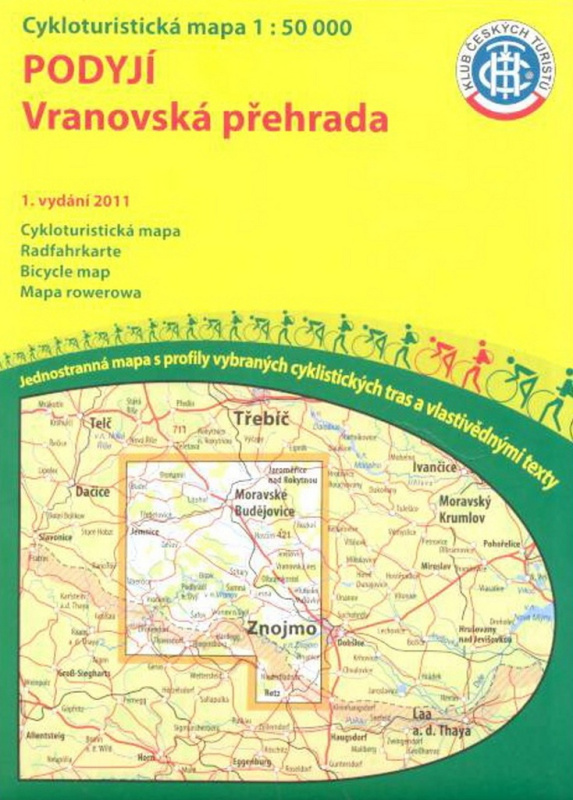 KČTC Podyjí, Vranovská přehrada 1:50 000