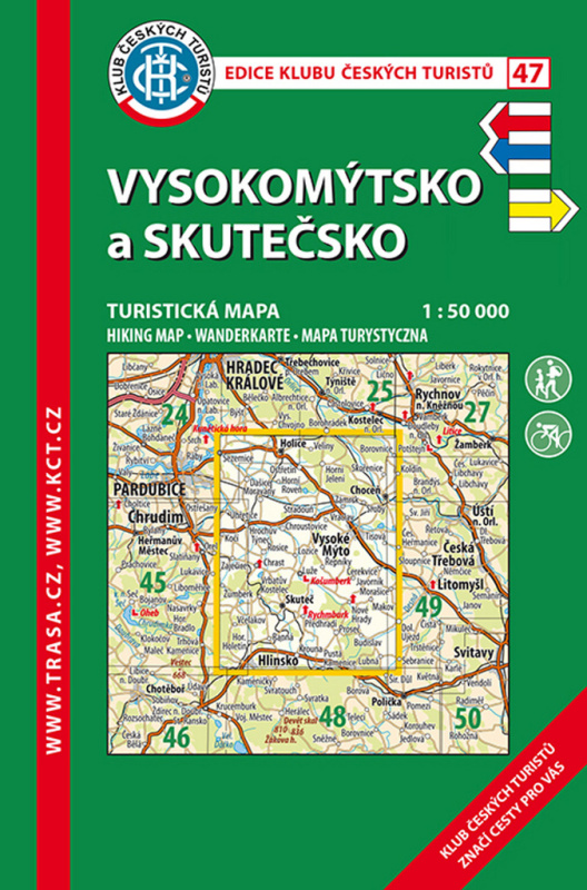 Vysokomýtsko, Skutečsko /KČT 47 1:50T Turistická mapa