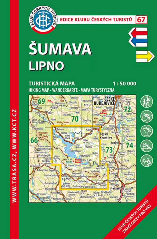 Šumava - Lipno 1:50 000 (Turistická mapa)