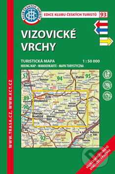 Vizovické vrchy 1:50 000 (Turistická mapa) - kniha z kategorie Mapy Európy