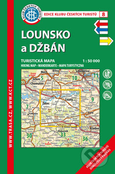 Lounsko a Džbán 1:50 000 (Turistická mapa) - kniha z kategorie Mapy