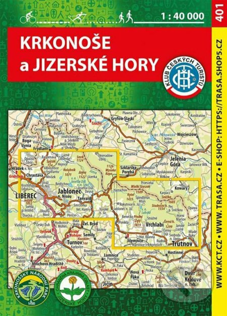 Krkonoše a Jizerské hory 1:40 000 (KČT 401)