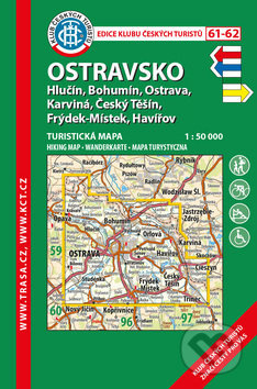 Ostravsko 1:50 000 (Hlučín, Bohumín, Ostrava, Karviná, Český Těšín, Frýdek-Místek, Havířov) - kniha z kategorie Mapy
