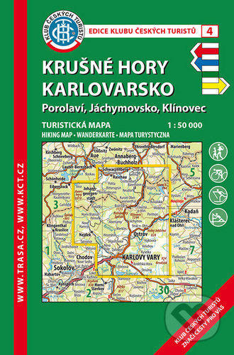 Krušné hory - Karlovarsko 1:50 000 (Porolaví, Jáchymovsko, Klínovec) - kniha z kategorie Mapy