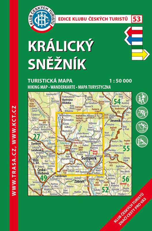KČT 53 Králický Sněžník 1:50 000