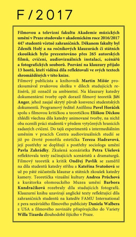 Klauzury FAMU 2017 -  kolektiv