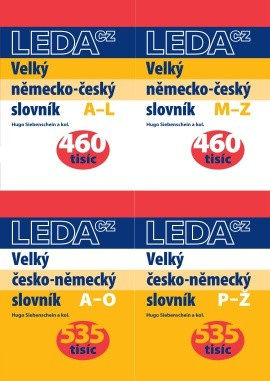Sada Velký česko-německý slovník + Velký německo-český slovník Nakladatelství LEDA