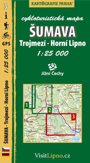 Šumava - Trojmezí, Horní Lipno 1:25 000 (cykloturistická mapa)