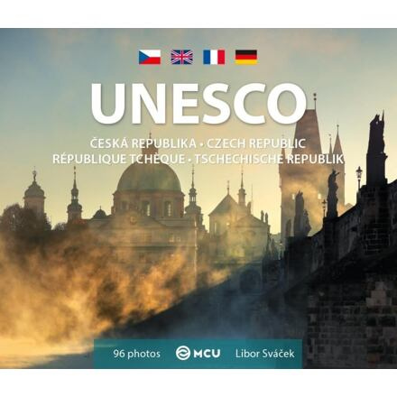 Česká republika UNESCO - malá/česky, anglicky, francouzsky, německy