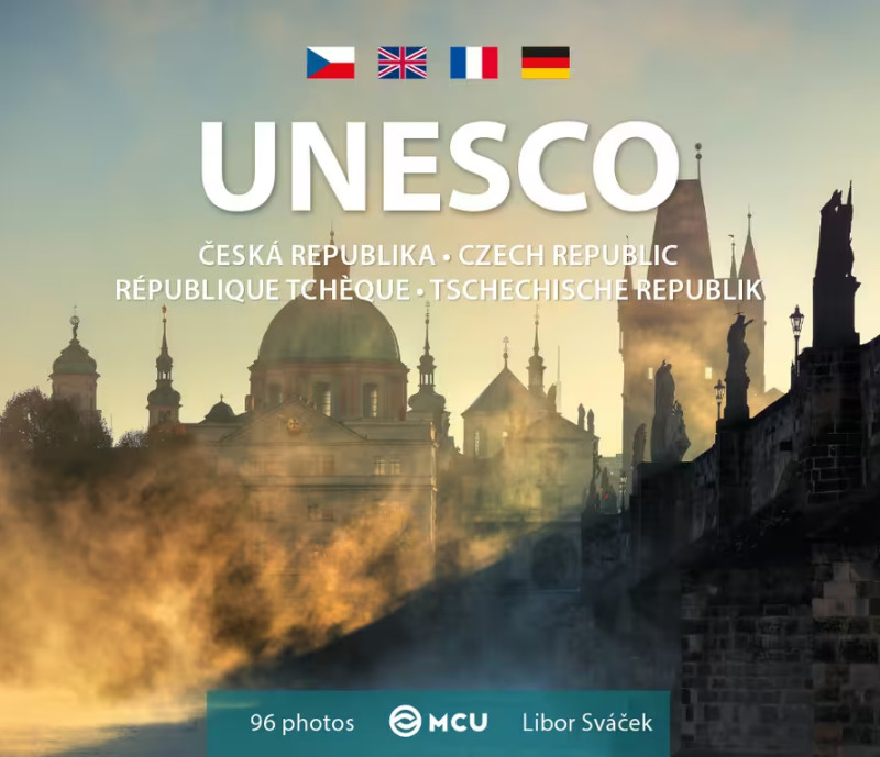 Česká republika UNESCO - malá/česky, anglicky, francouzsky, německy