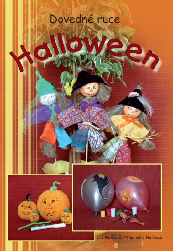 Halloween - Iva Hoňková, Vladimíra Hoňková - kniha z kategorie Omalovánky, vystřihovánky, papír