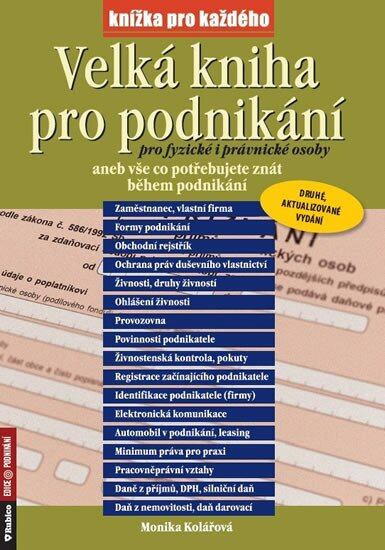 Velká kniha pro podnikání (- pro fyzické i právnické osoby) - kniha z kategorie Účetnictví a daně