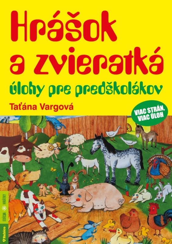 Hrášok a zvieratká (úlohy pre predškolákov) - Taťána Vargová - kniha z kategorie Úkoly pro děti