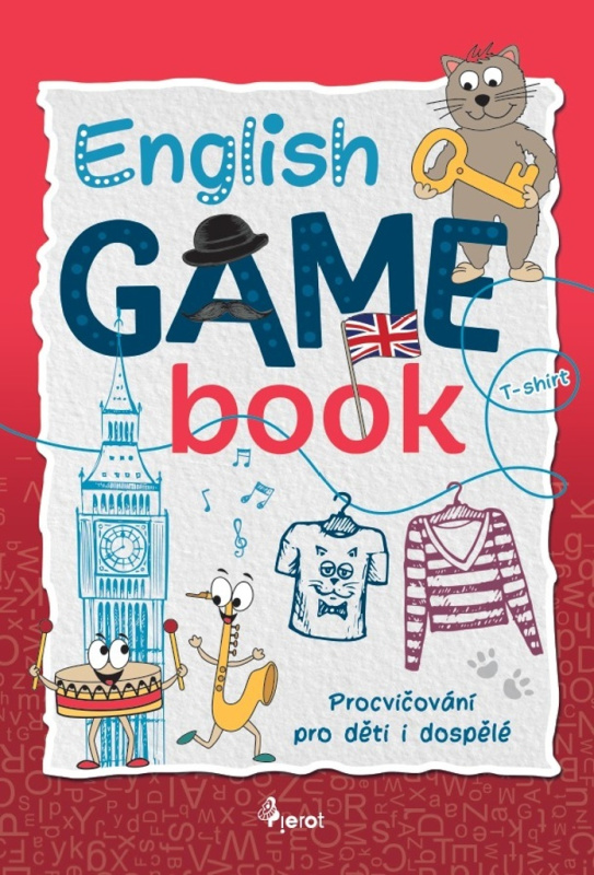 English GAME book červený