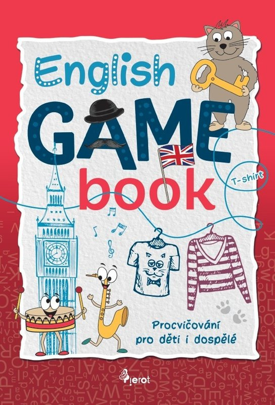 English GAME book červený